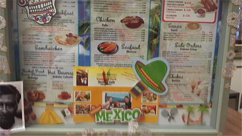 A shadow box about Mexico